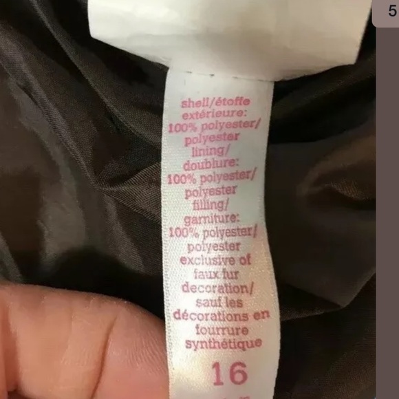 Justice Girls puffer vest size 16 leopard print - Picture 4 of 4